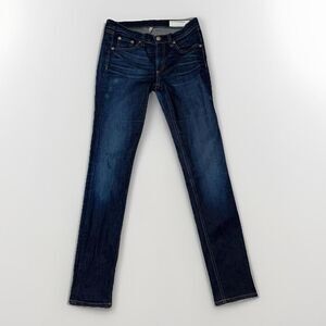 Rag & Bone Womens 27 Jeans Kensington Skinny Mid-Rise Minimalist City